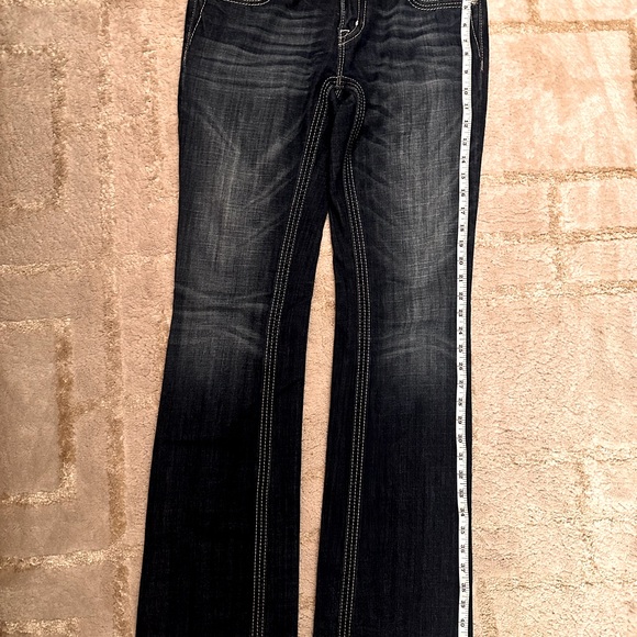 Miss Me brand embellished boot cut jeans - size 27 - Picture 6 of 9